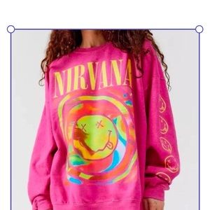Urban Outfitters Nirvana Sweatshirt New condition, oversized.